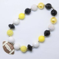 Football Theme Bubble Gum Necklace